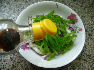 Eggplant with Green Pepper recipe