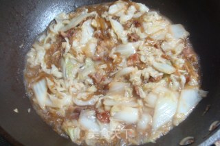 Chinese Cabbage Pork Belly Stewed Vermicelli recipe