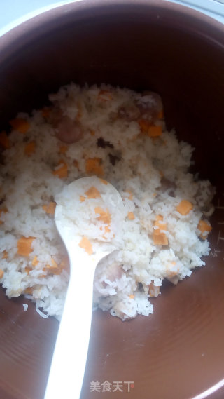 Sausage and Sweet Potato Rice recipe