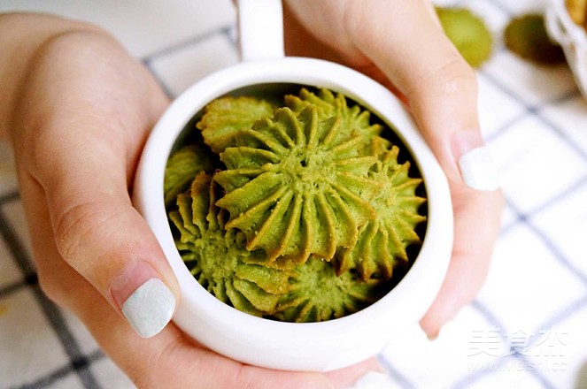 Matcha Milk Cookies recipe