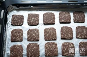 Chocolate Almond Sliced Biscuits recipe