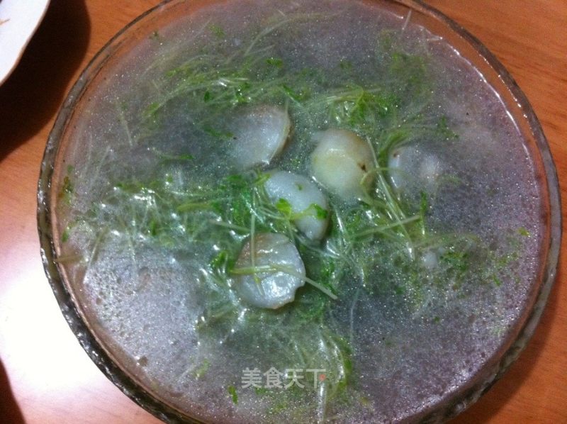 Turnip Seedlings and Taro Soup recipe