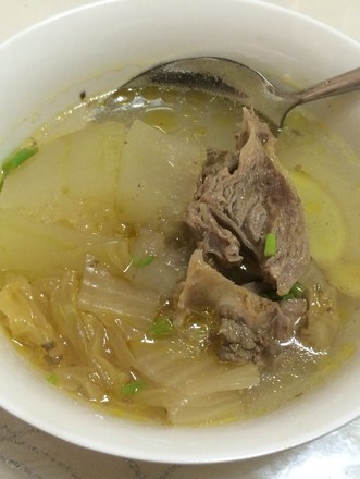 Winter Melon and Pickled Cabbage Lao Duck Soup