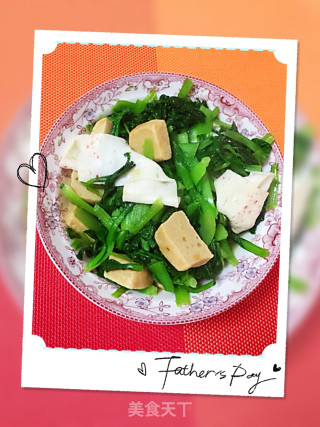 Crab Sticks Fish Tofu Stir-fried Vegetable Seedlings recipe