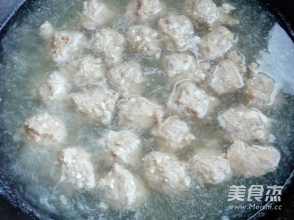 Meatballs and Winter Melon Rice Noodles recipe