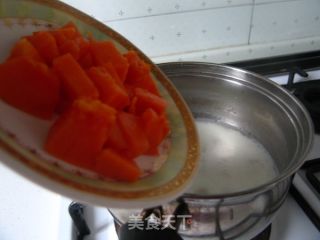 A 10-minute Breakfast for Women Who Detoxify and Beautify Their Skin--【papaya Milk Dumplings】 recipe