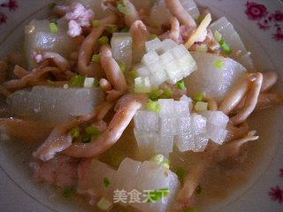 Shimeji Mushroom Roasted Winter Melon recipe