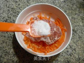Steamed Minced Pork with Egg and Carrot recipe