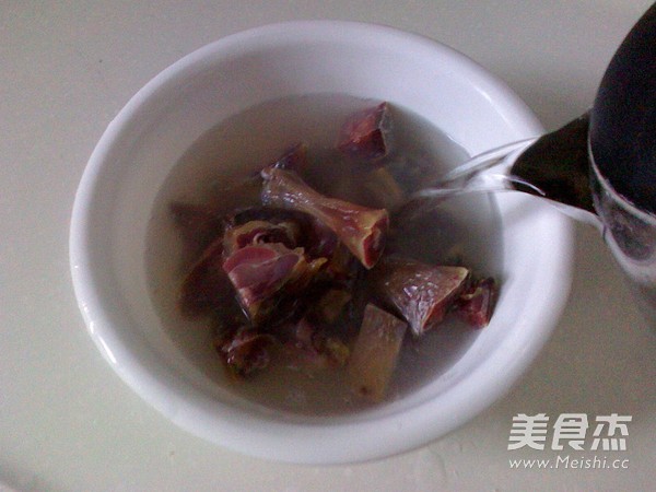 Steamed Cured Duck with Tempeh recipe