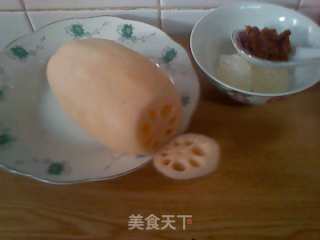 Osmanthus Sweet Lotus Root recipe