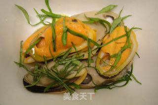 Tempura Mussel Salad with Onsen Egg recipe