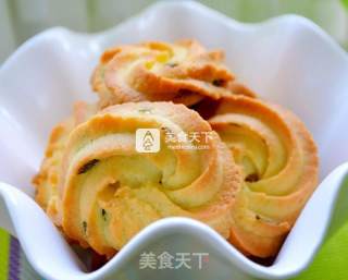 #aca烤明星大赛#scallion Cookies recipe