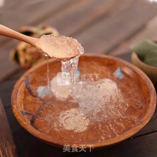 Snow Swallow Congee with Peach Blossom Tears recipe