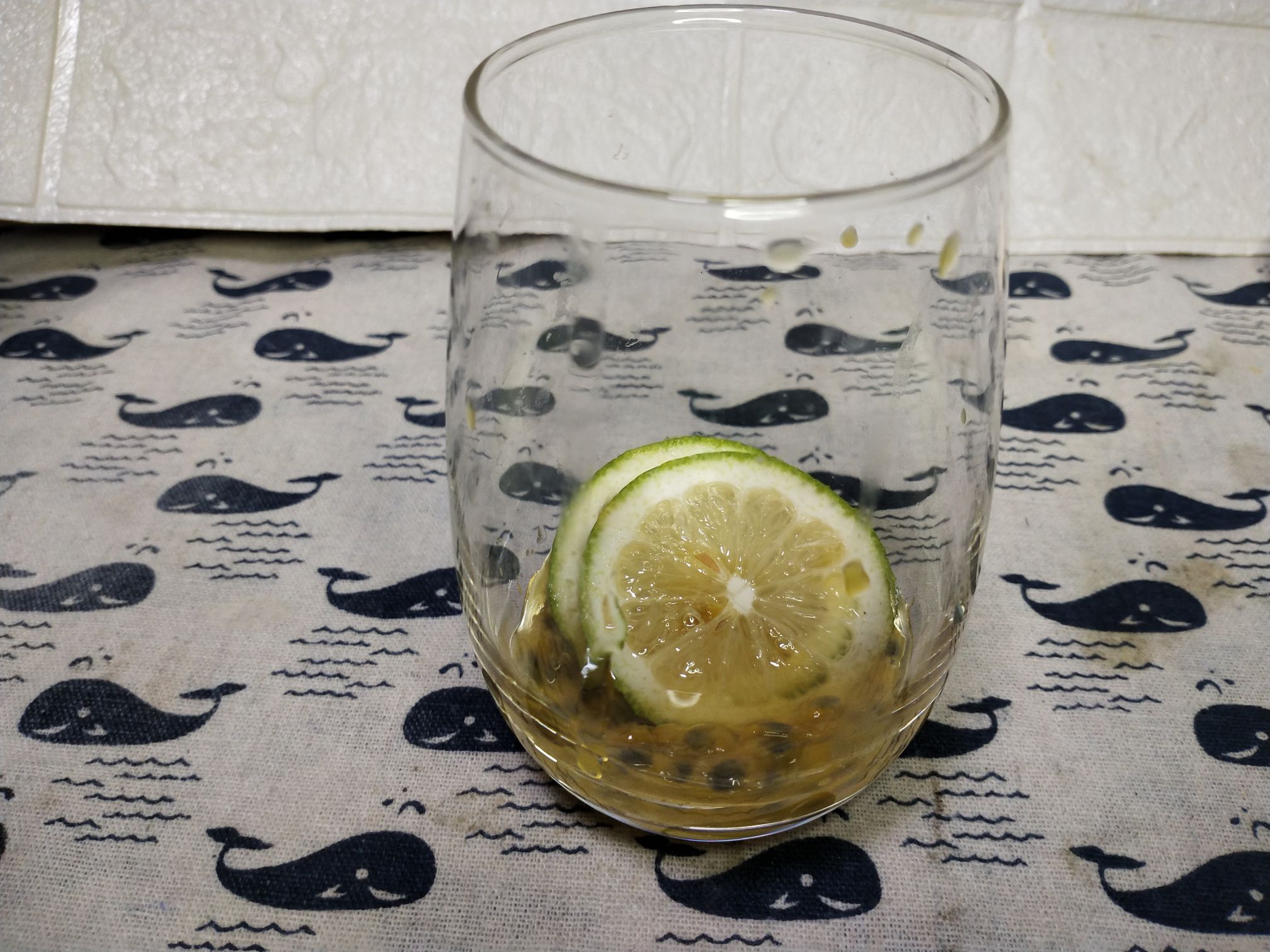 Honey Lime Passion Fruit Sparkling Water recipe