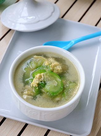 Egg Spicy Loofah Soup recipe