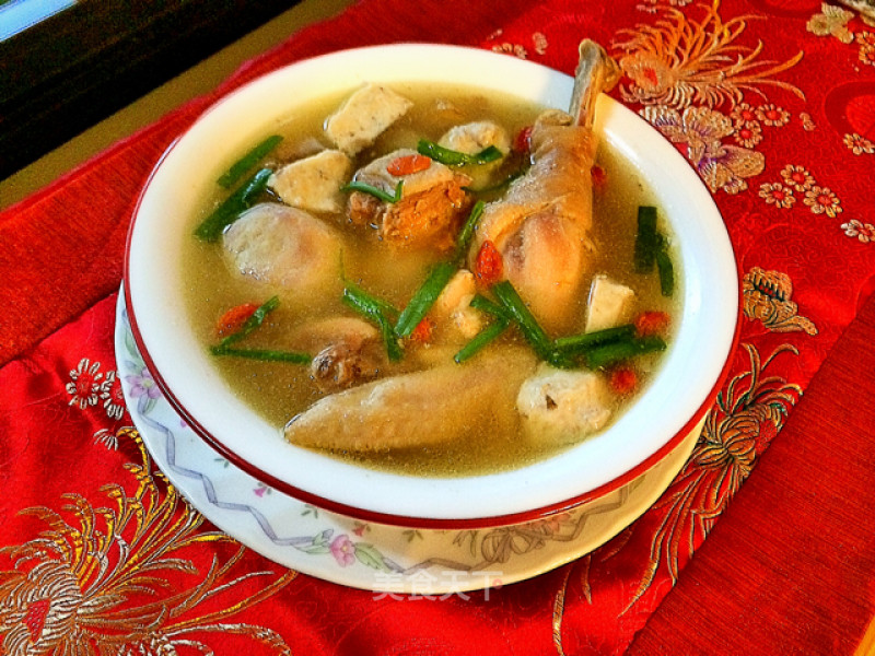 Taro Chicken in Clear Soup