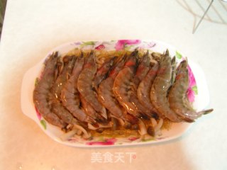 Steamed Prawns with Garlic Shark Fin recipe