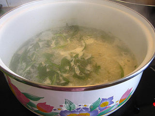 Dandelion Udon Noodle Soup recipe