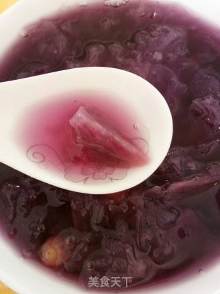Purple Sweet Potato and Tremella Soup recipe