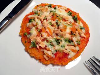 Salmon Sweet Potato Pizza (baby Meal) recipe