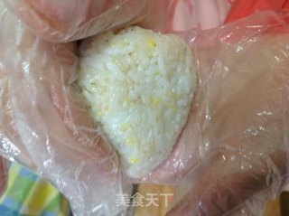 Beef Ham Rice Ball recipe