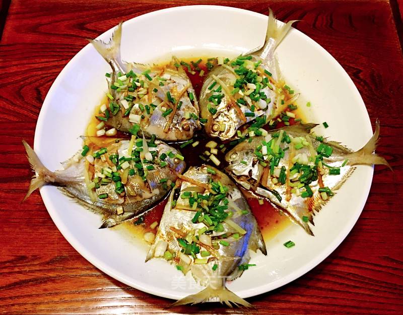 Steamed Pomfret recipe