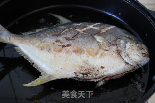 Braised Golden Pomfret recipe