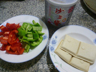 Stir-fried Double Peppers with Shacha Sauce recipe