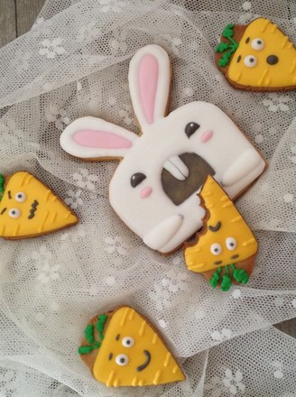 Frosted Biscuits-little White Rabbit Vs Carrot recipe