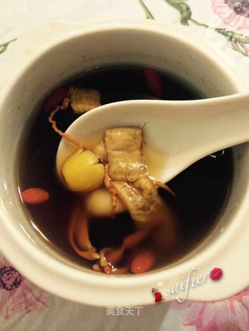 #trust of Beauty# Nourishing Red Dates and Flower Gum Stew Soup recipe