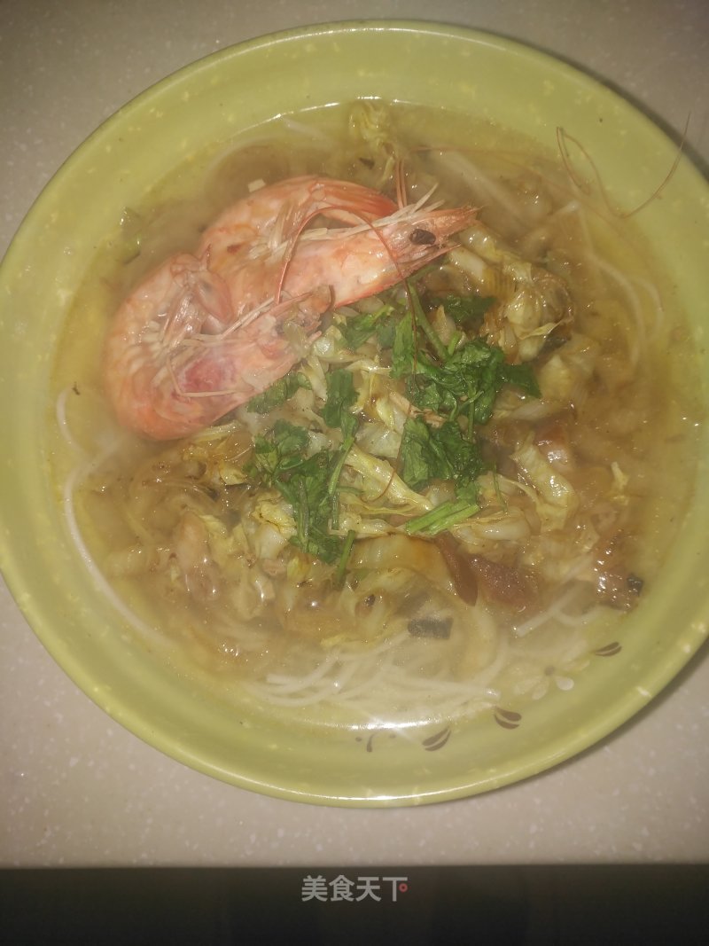 Seafood Clear Noodle Soup recipe