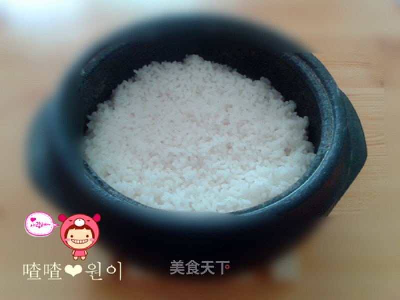 Korean Stone Pot Rice and Crust Soup~ recipe