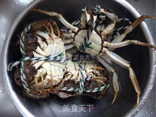 Steamed Honghu Hairy Crab recipe