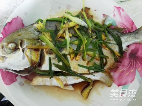 Steamed White Pomfret recipe