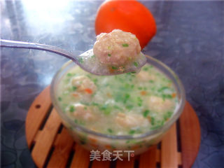 Baby Happy Growing Meal--vegetable Meatball Porridge recipe