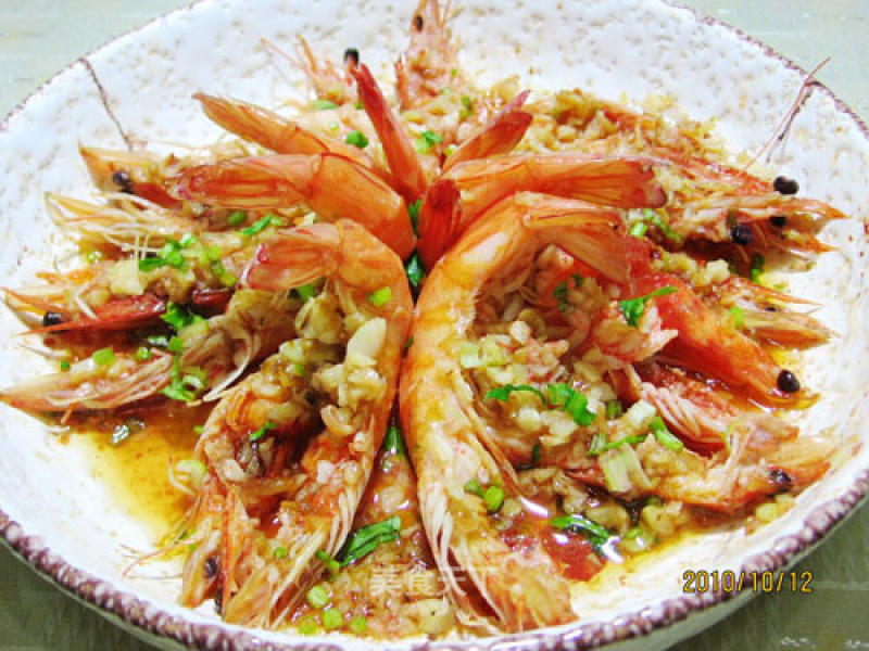 Sliced Shrimp with Garlic recipe