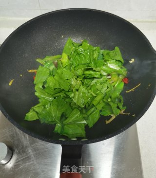 Stir-fried Mustard Greens recipe