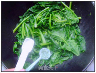 Spinach in Clear Soup. recipe