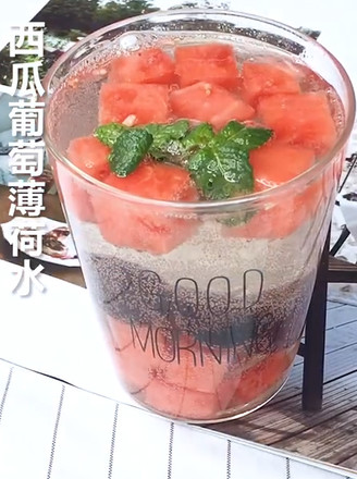 Watermelon Grape Mint Water