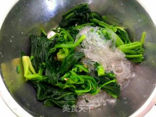Spinach Mixed Vermicelli recipe