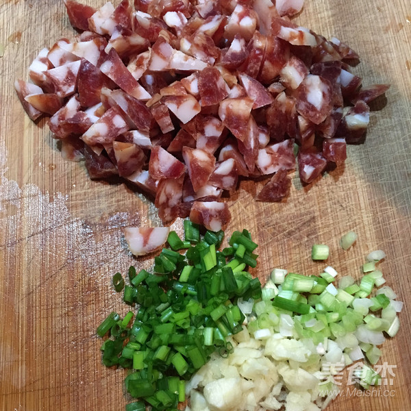 Fried Rice with Edamame and Sausage recipe