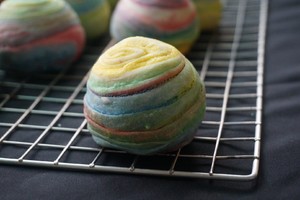 🌈no Kneading, No Relaxation, Super High-value Pony Baoli Rainbow Egg Yolk Pastry (with Detailed Operation Video) recipe