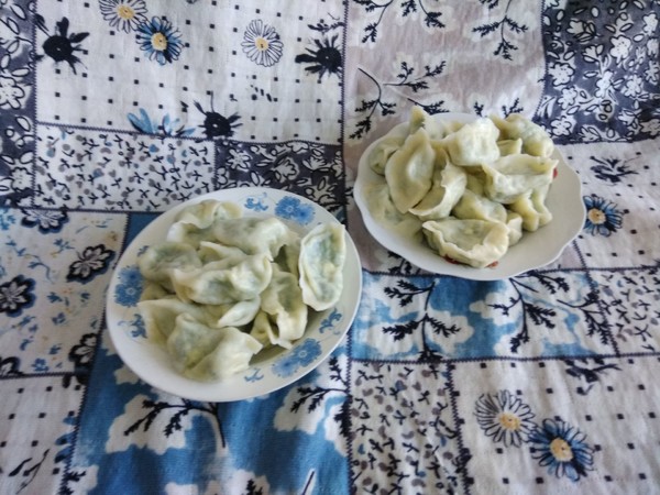 Vegetarian Horn Melon and Chive Stuffed Dumplings recipe