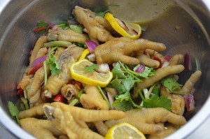 Lemon Chicken Feet--summer Fresh Dish recipe