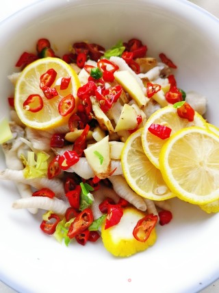 Lemon Chicken Feet recipe