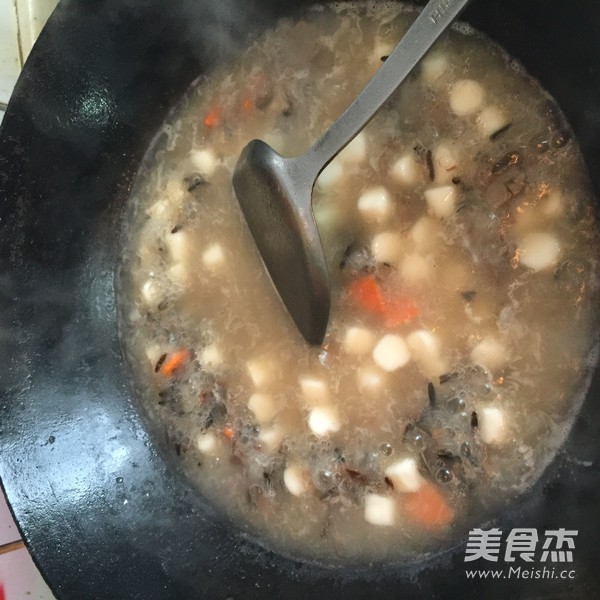 Rice and Beef Rice Cake Soup recipe