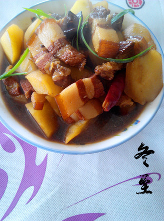 Pork Belly Stew with Potatoes recipe