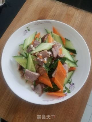 Cucumber Pork Slices recipe