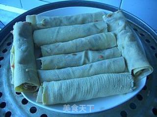 Steamed Beancurd Pork Roll recipe