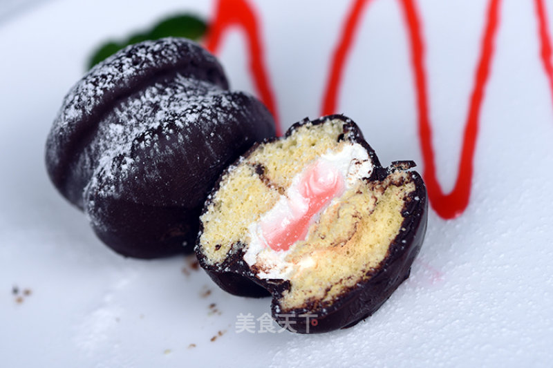 Chocolate Soft Heart Pie-depp Baking Lab recipe